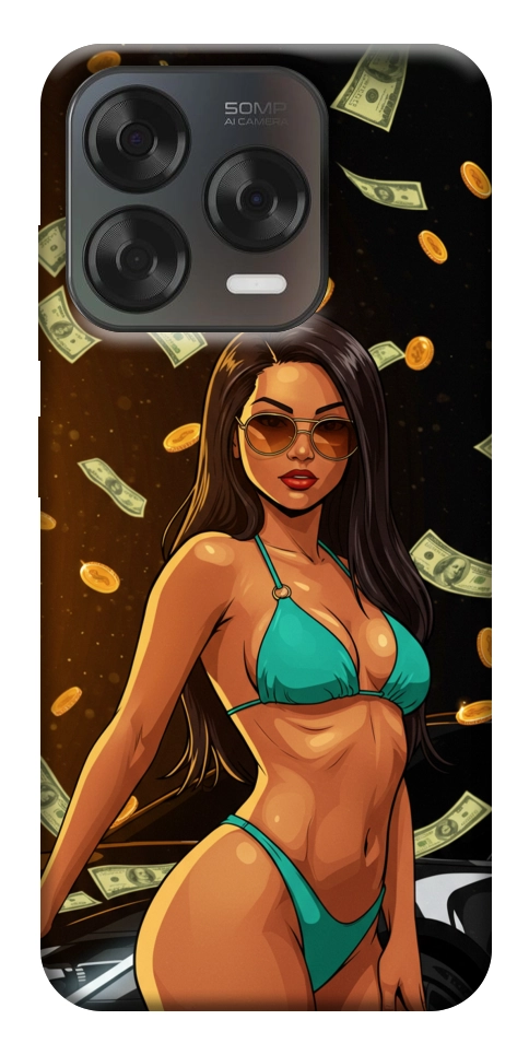 Чехол Money girl для ZTE Nubia V70 Design