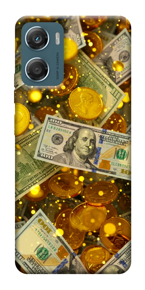 Чехол Gold and dollars для Motorola Moto G06