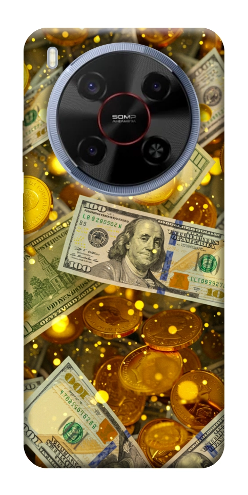 Чехол Gold and dollars для ZTE Nubia V70 Max