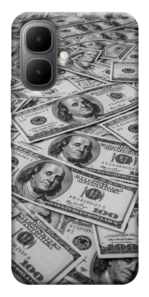 Чехол Dollars background для Infinix Smart 10