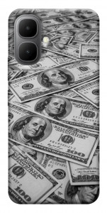 Чехол Dollars background для Infinix Smart 10