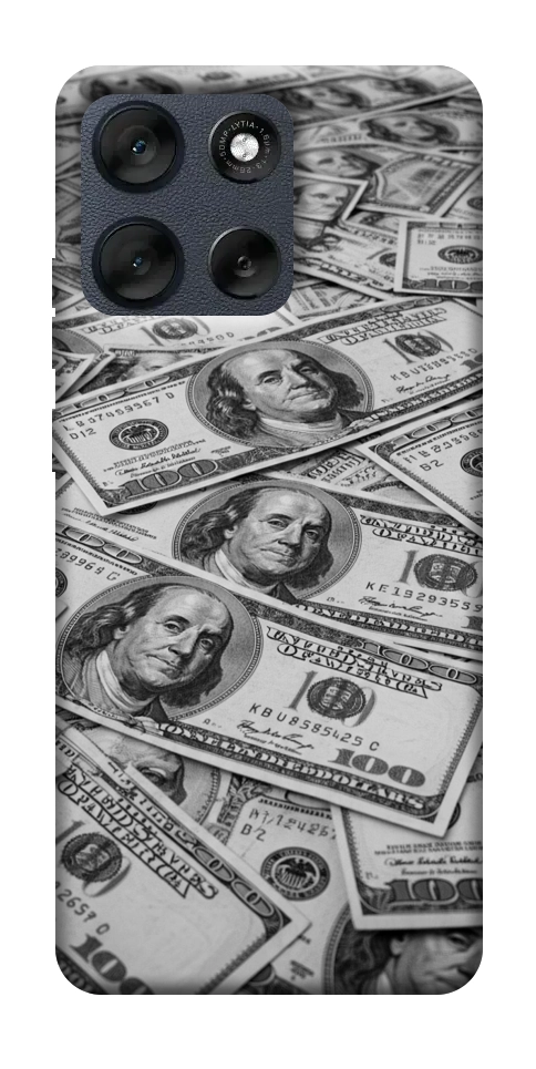 Чехол Dollars background для Motorola Moto G56 5G
