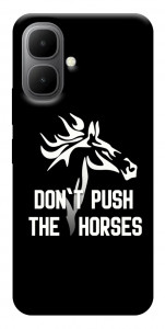 Чехол Dont push the horses для Infinix Smart 10