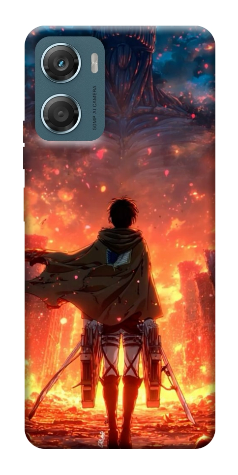 Чехол Attack on titan eren для Motorola Moto G06