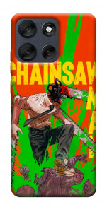 Чехол Chainsaw man для Motorola Moto G56 5G