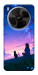 Чехол Space girl and cat для ZTE Nubia V70 Max