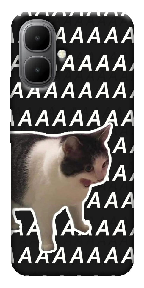 Чехол Сat screaming для Infinix Smart 10