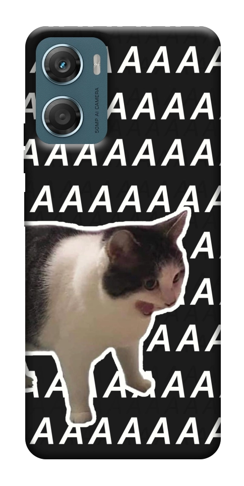 Чехол Сat screaming для Motorola Moto G06