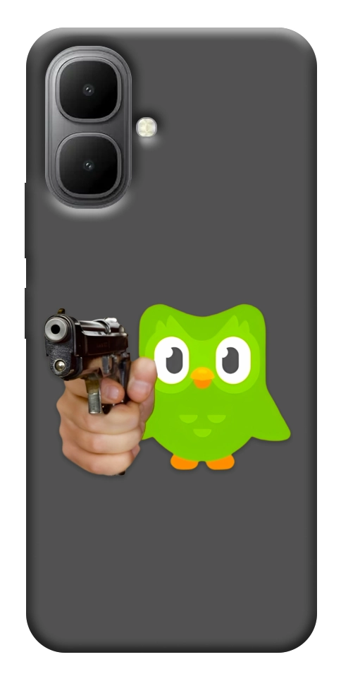 Чехол Duolingo meme для Infinix Smart 10