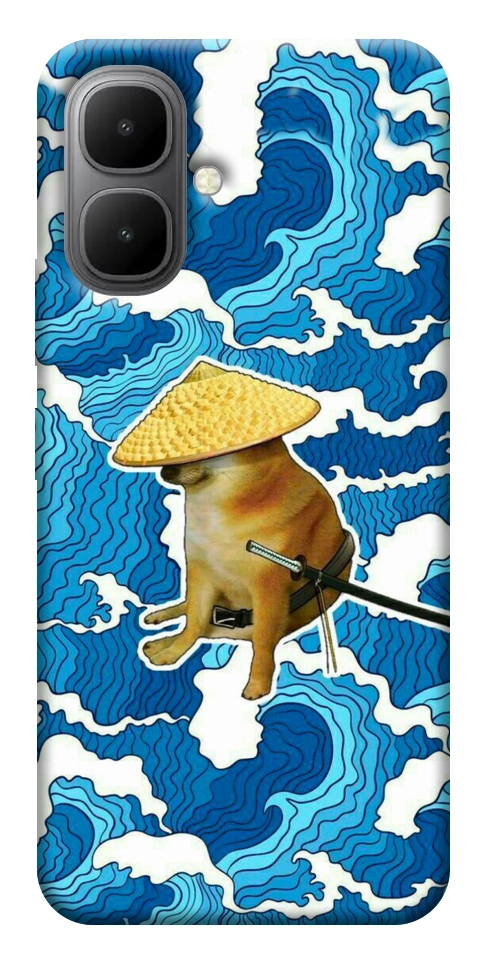 Чехол Sad dog samurai для Infinix Smart 10