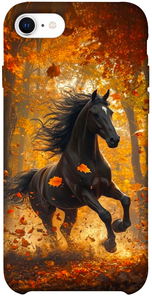 Чехол Autumn Horse для iPhone SE (2020)