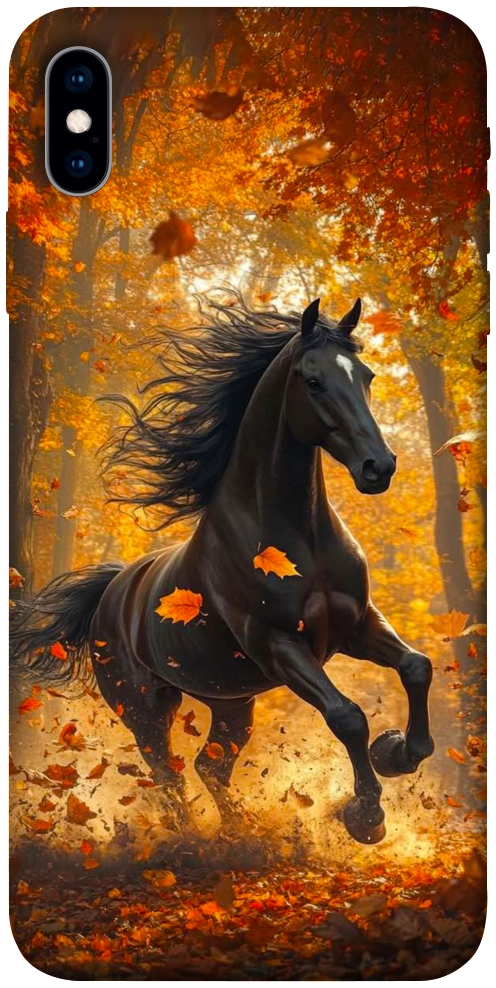 Чехол Autumn Horse для iPhone XS