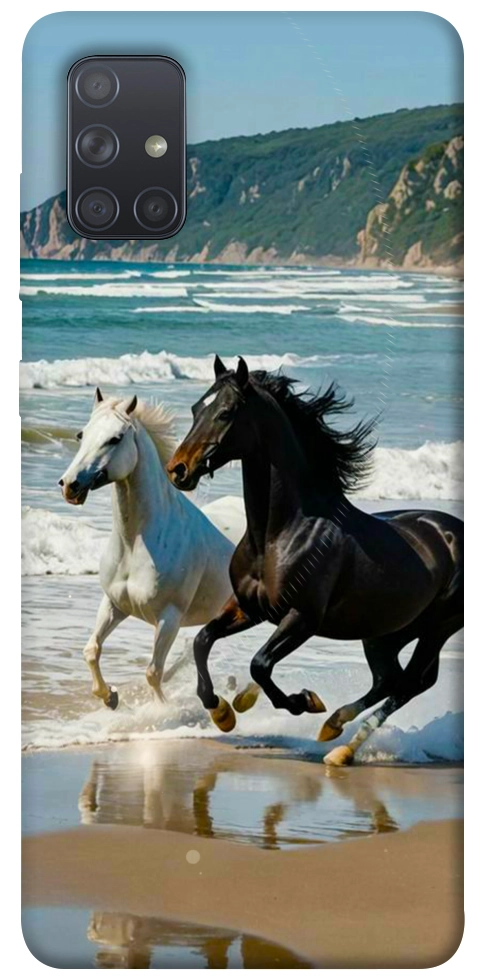 Чехол Beach Horses для Galaxy A71 (2020)