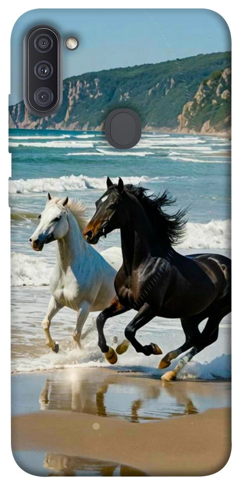 Чехол Beach Horses для Galaxy A11 (2020)