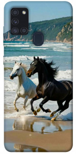 Чохол Beach Horses для Galaxy A21s (2020)