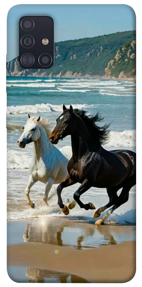 Чехол Beach Horses для Galaxy A51 (2020)