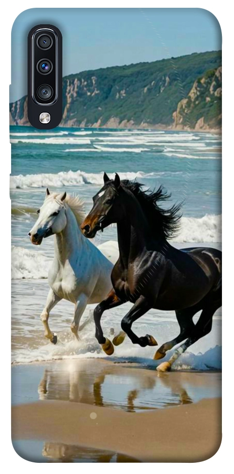 Чехол Beach Horses для Galaxy A70 (2019)