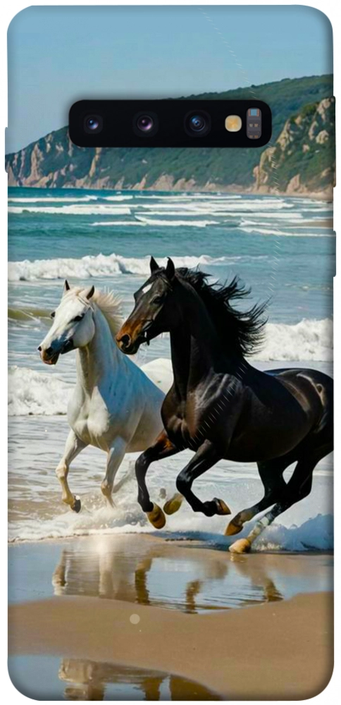 Чехол Beach Horses для Galaxy S10 (2019)