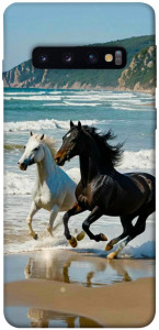 Чохол Beach Horses для Galaxy S10 (2019)