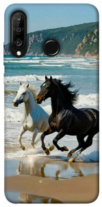 Чохол Beach Horses для Huawei P30 Lite