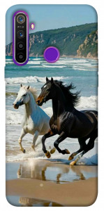 Чехол Beach Horses для Realme 5