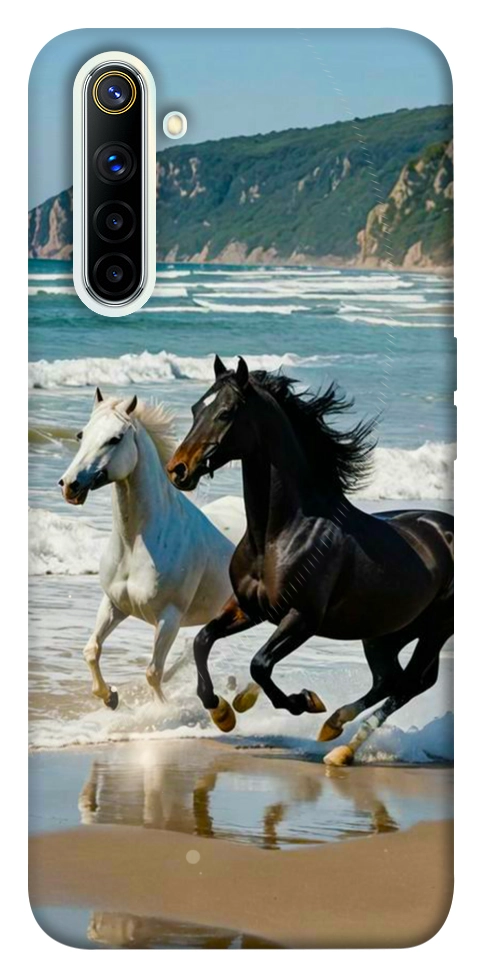 Чехол Beach Horses для Realme 6