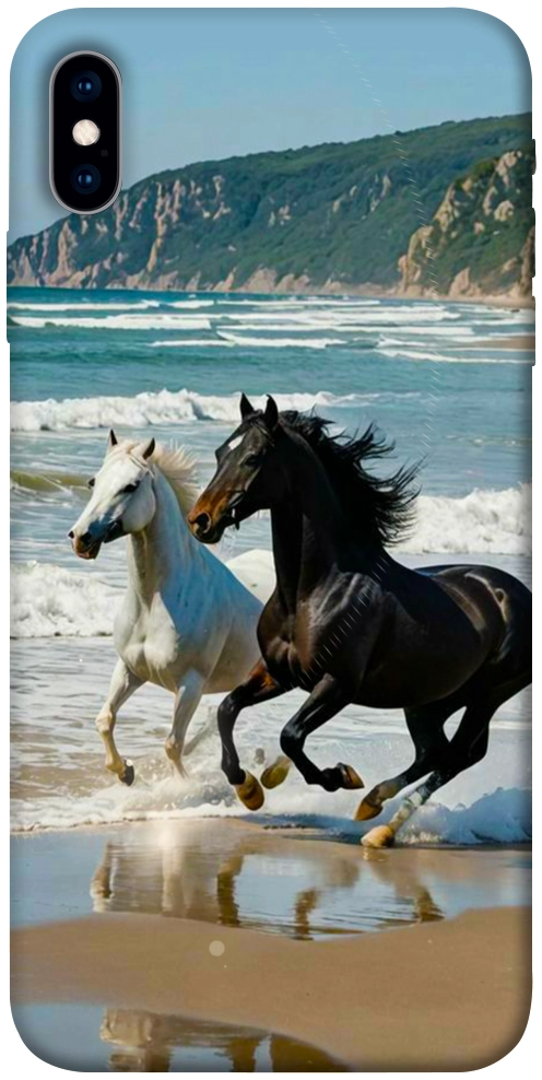 Чехол Beach Horses для iPhone XS