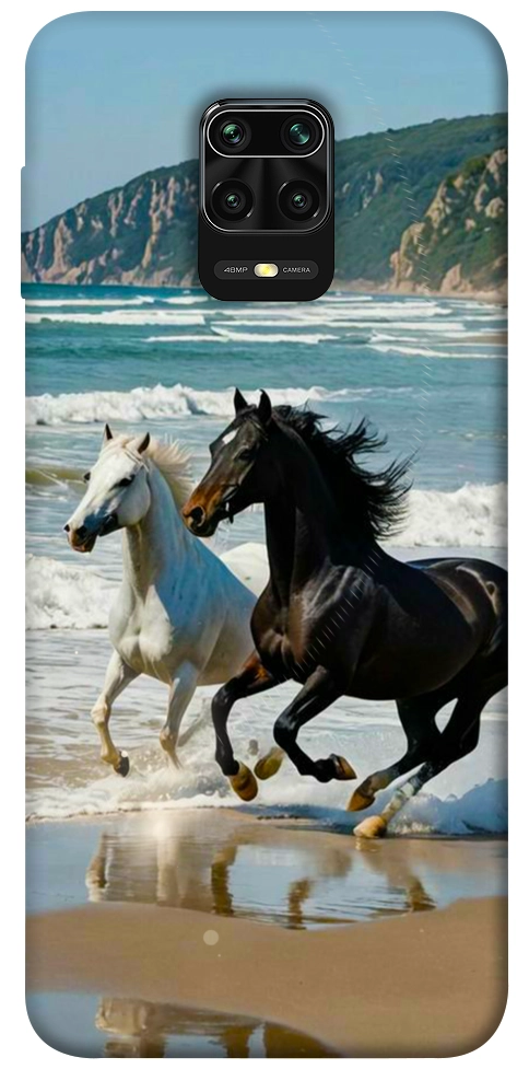 Чехол Beach Horses для Xiaomi Redmi Note 9 Pro