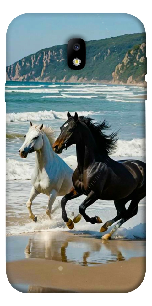 Чехол Beach Horses для Galaxy J7 (2017)