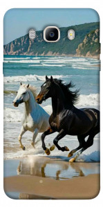 Чехол Beach Horses для Galaxy J5 (2016)