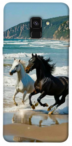 Чохол Beach Horses для Galaxy A8 (2018)
