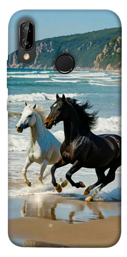 Чехол Beach Horses для Huawei P20 Lite