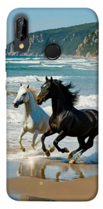 Чехол Beach Horses для Huawei P20 Lite