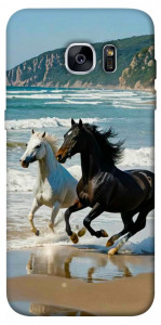 Чохол Beach Horses для Galaxy S7 Edge