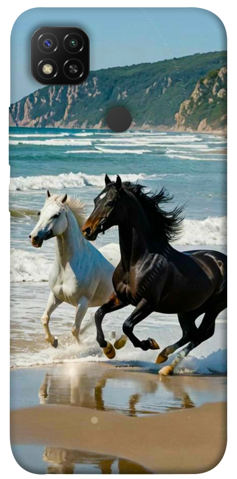 Чехол Beach Horses для Xiaomi Redmi 9C