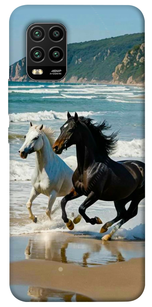 Чехол Beach Horses для Xiaomi Mi 10 Lite