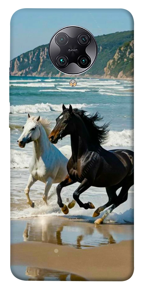 Чехол Beach Horses для Xiaomi Redmi K30 Pro