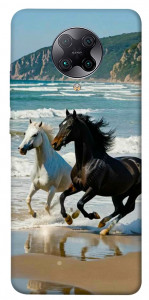Чехол Beach Horses для Xiaomi Redmi K30 Pro