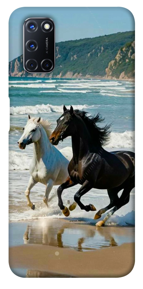 Чехол Beach Horses для Oppo A92