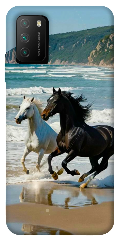 Чехол Beach Horses для Xiaomi Poco M3