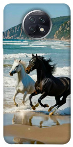 Чохол Beach Horses для Xiaomi Redmi Note 9 5G