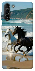 Чохол Beach Horses для Galaxy S21+