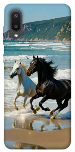Чохол Beach Horses для Galaxy A02