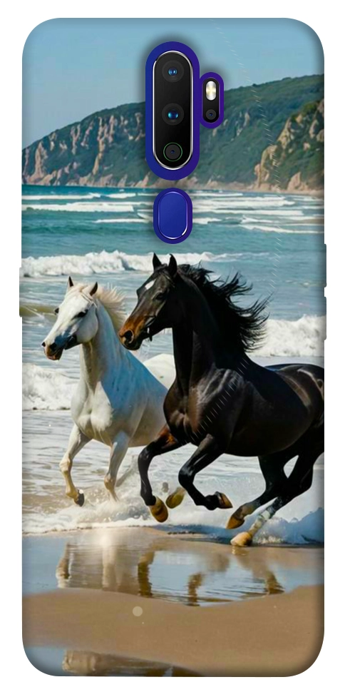 Чехол Beach Horses для Oppo A9 (2020)