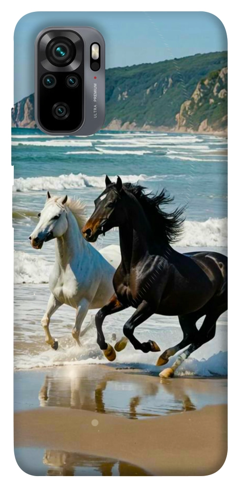 Чехол Beach Horses для Xiaomi Redmi Note 10