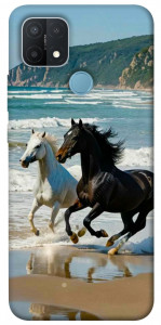 Чохол Beach Horses для Oppo A15