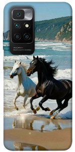 Чохол Beach Horses для Xiaomi Redmi 10