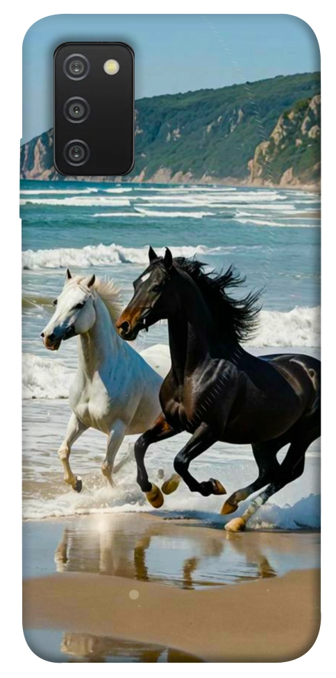 Чохол Beach Horses для Galaxy A03s
