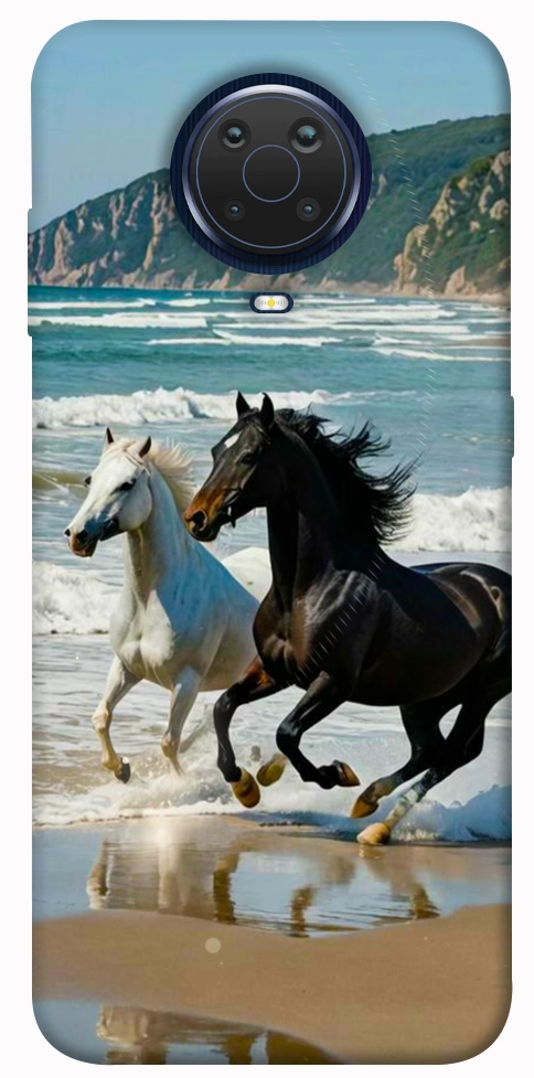 Чехол Beach Horses для Nokia G20