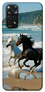 Чехол Beach Horses для Xiaomi Redmi Note 11 (Global)